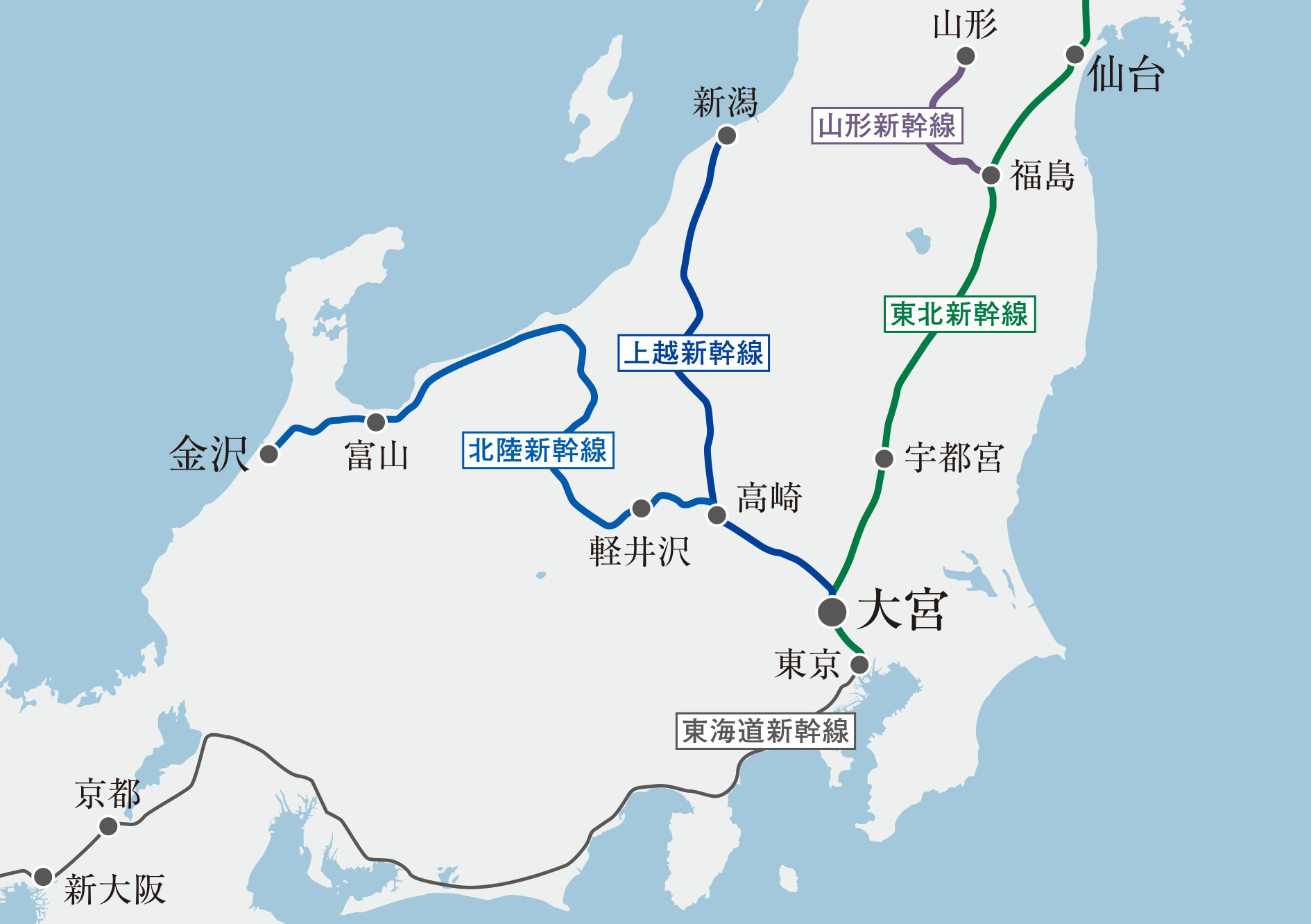 ■新幹線ルート概念図